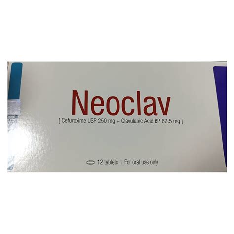 Neoclav Tablet 250 mg+62.5 mg .